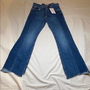 NWT Zara denim flared jeans
